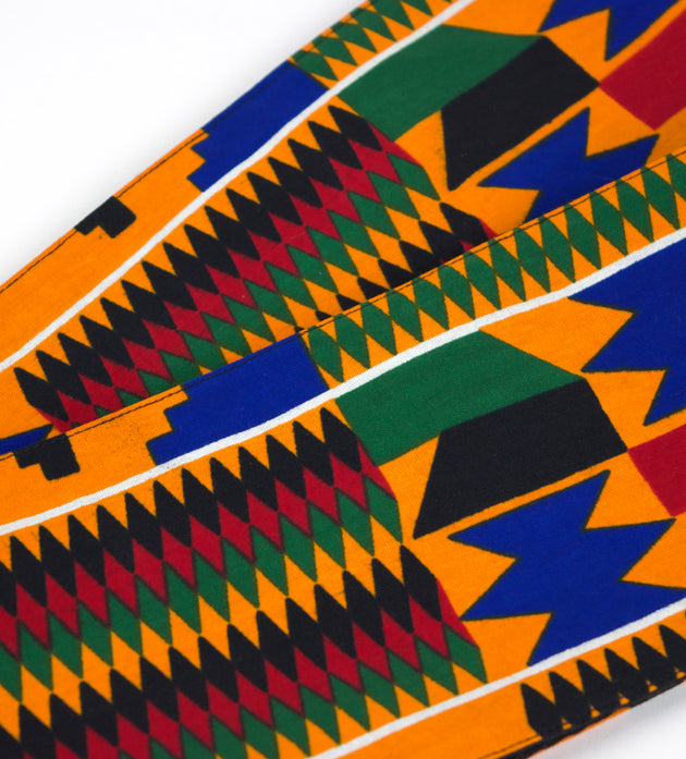 Heritage Collection African Print Graduation Sash - Multicolor Block Print