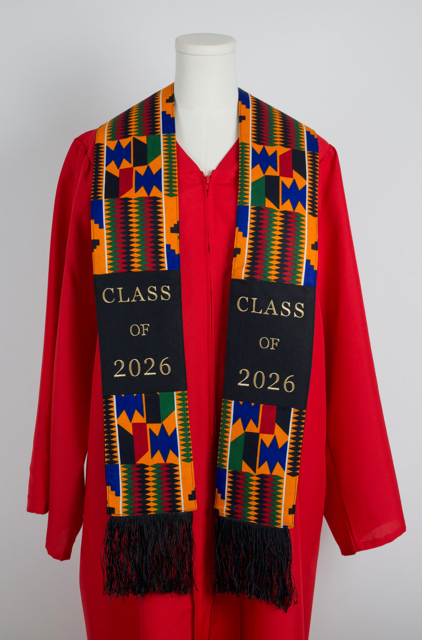 Honors Collection African Print Graduation Sash - CLASS OF 2026
