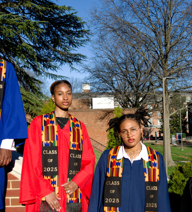 Honors Collection African Print Graduation Sash - CLASS OF 2025