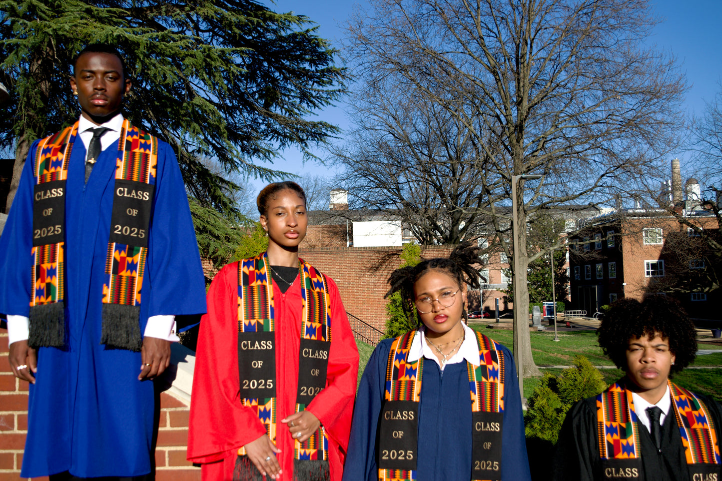 Honors Collection African Print Graduation Sash - CLASS OF 2025