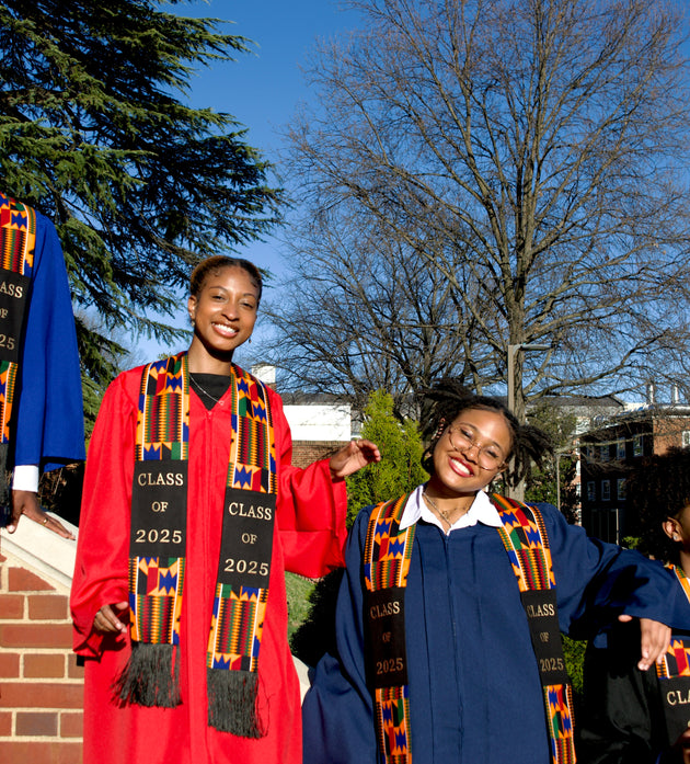 Honors Collection African Print Graduation Sash - CLASS OF 2025