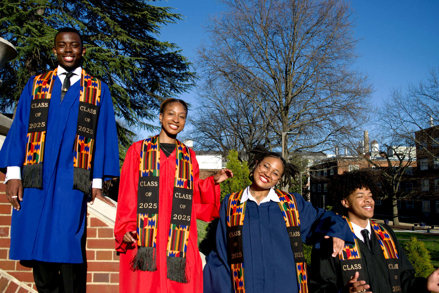 Honors Collection African Print Graduation Sash - CLASS OF 2025