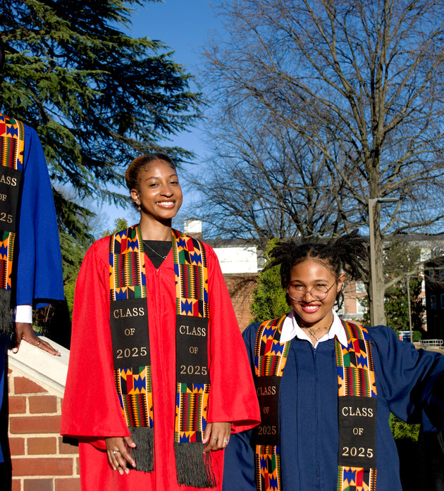 Honors Collection African Print Graduation Sash - CLASS OF 2025