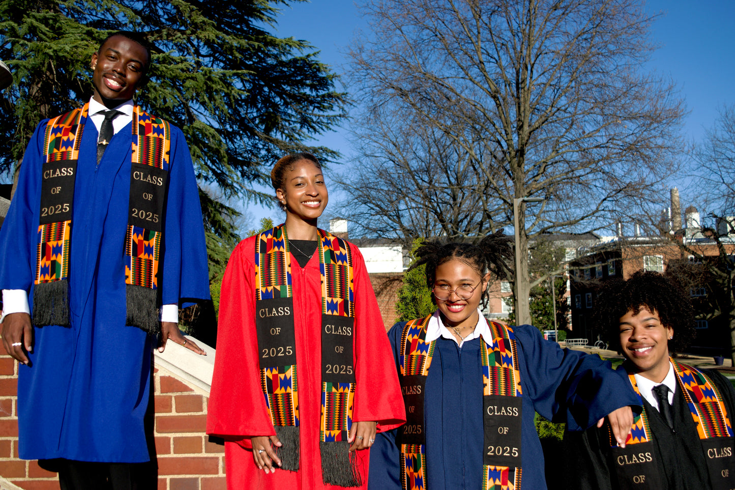 Honors Collection African Print Graduation Sash - CLASS OF 2025