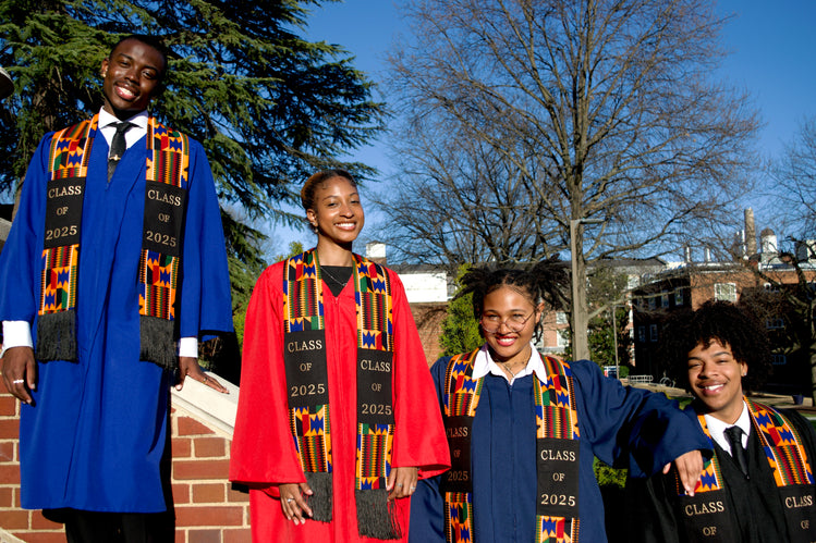 Honors Collection African Print Graduation Sash - CLASS OF 2025