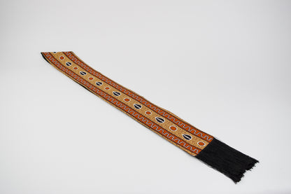 Heritage Collection African Print Graduation Sash - Almond Print
