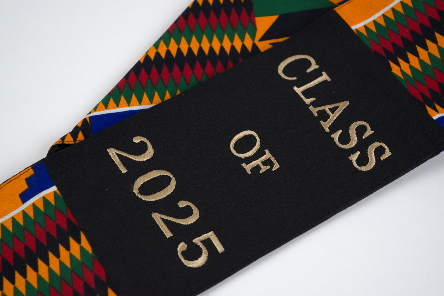 Honors Collection African Print Graduation Sash - CLASS OF 2025