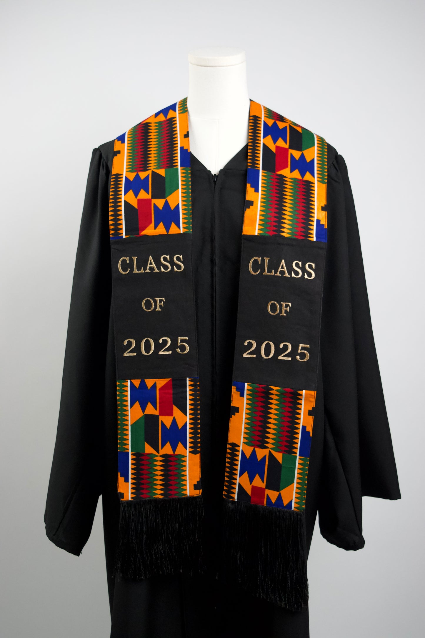 Honors Collection African Print Graduation Sash - CLASS OF 2025