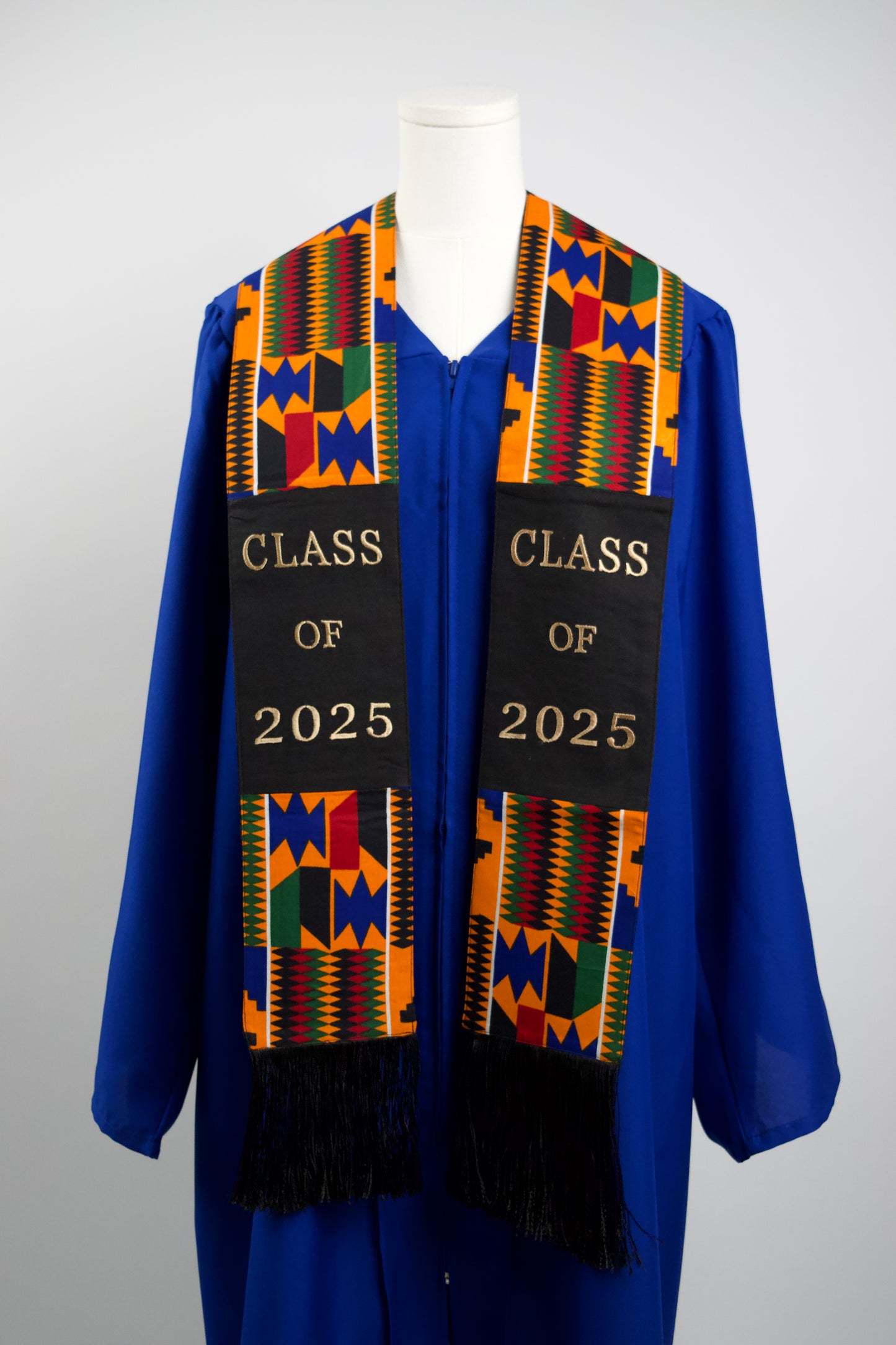 Honors Collection African Print Graduation Sash - CLASS OF 2025