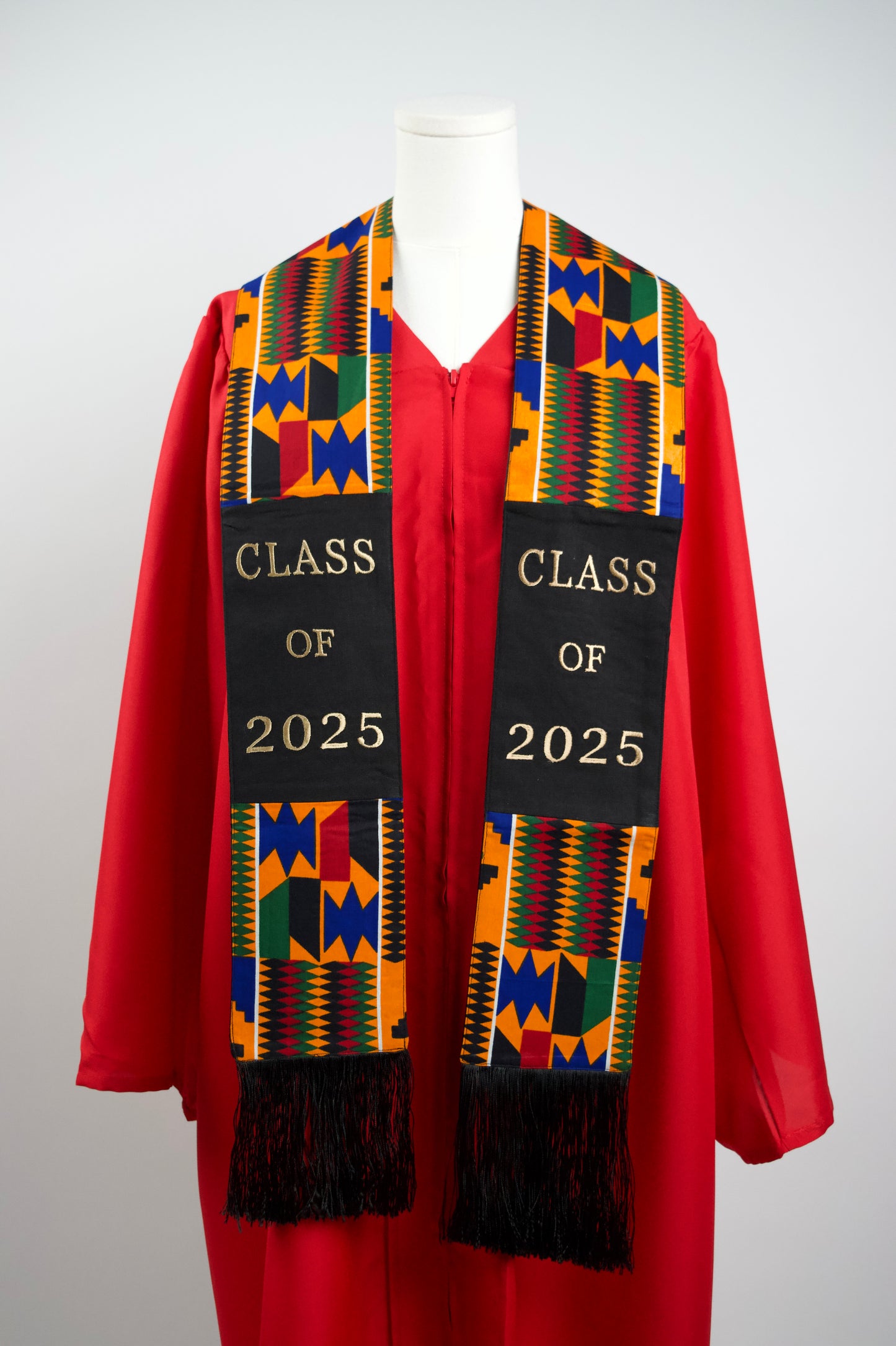 Honors Collection African Print Graduation Sash - CLASS OF 2025